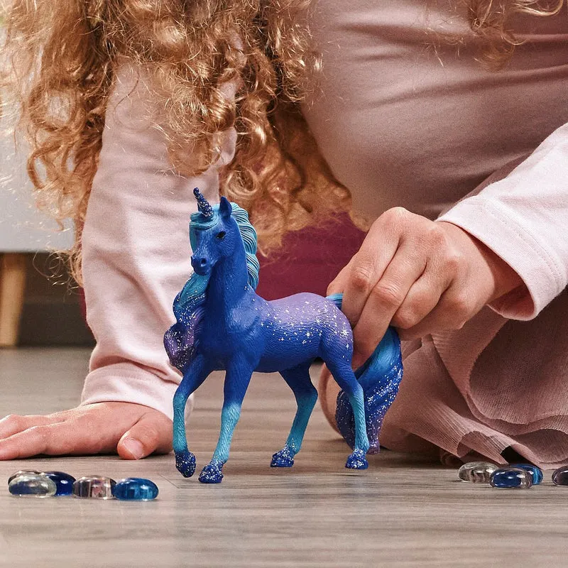 Schleich bayala Galaxy Rainbow Unicorn Stallion Glitter Horse Toy Figurine
