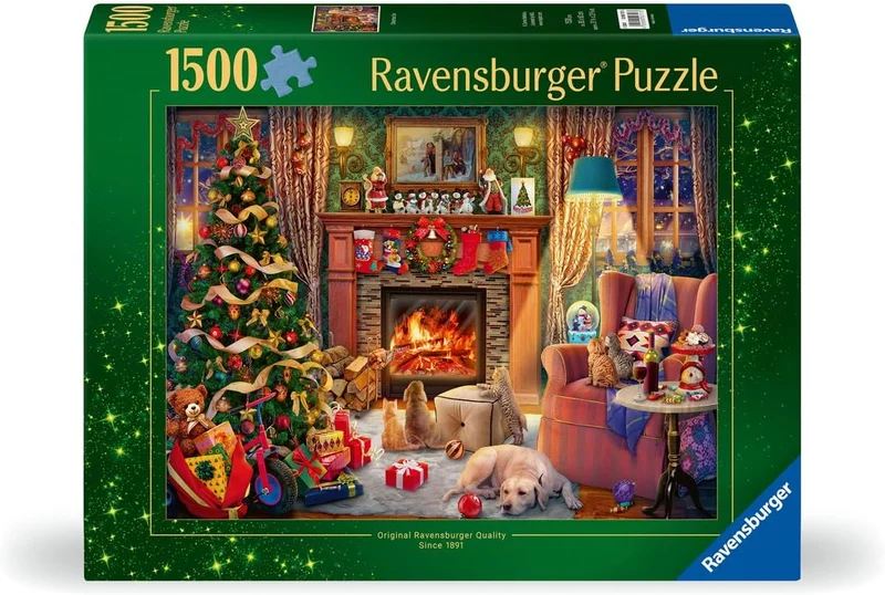 Ravensburger Premium Christmas Eve 1500 Piece Jigsaw Puzzle Festive Family Fun