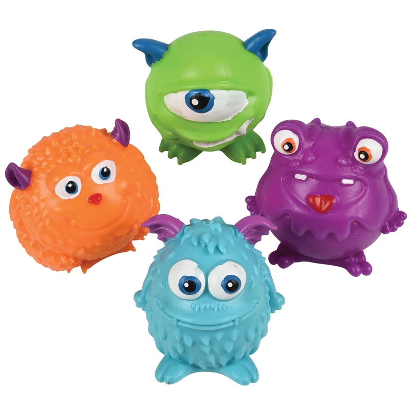 Funny Monster Squash Sticky Squeeze Toy Sugar Filled Stress Reliever