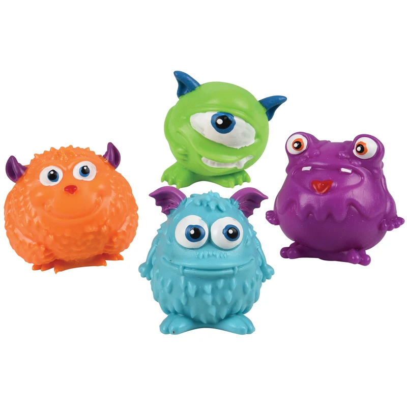 Funny Monster Squash Sticky Squeeze Toy Sugar Filled Stress Reliever