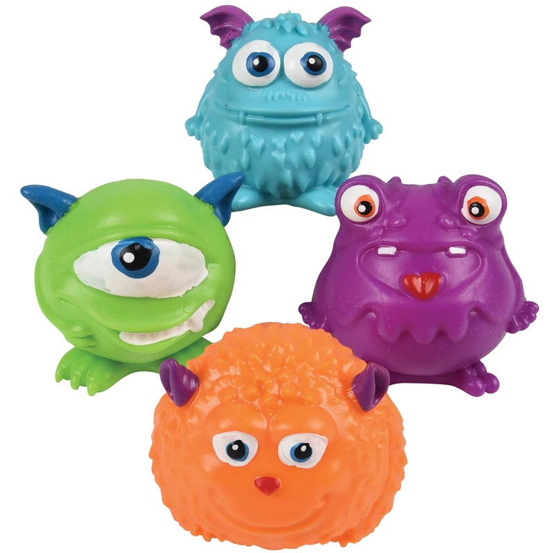 Funny Monster Squash Sticky Squeeze Toy Sugar Filled Stress Reliever