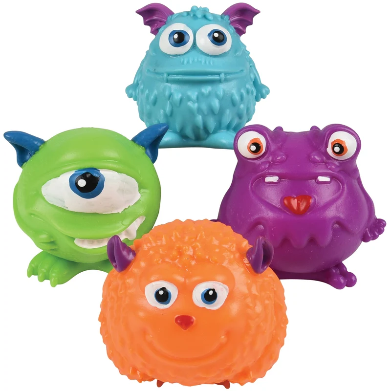 Funny Monster Squash Sticky Squeeze Toy Sugar Filled Stress Reliever