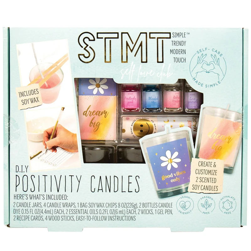 STMT DIY Trendy Magnets Craft Kit for Kids, Sculpt 10 Pieces