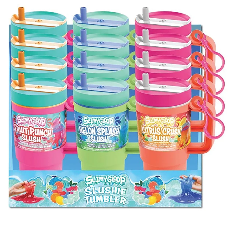 Slimygloop Travel Mug Slime Assorted Scented Slushie Tumbler - Single