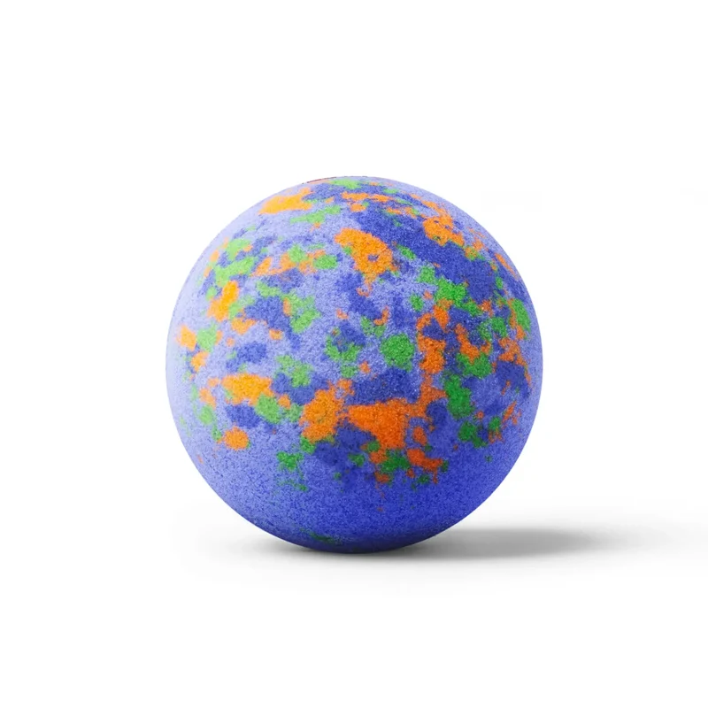 Purple Tie Dye Bath Bomb: Fun Surprise Inside for Relaxing