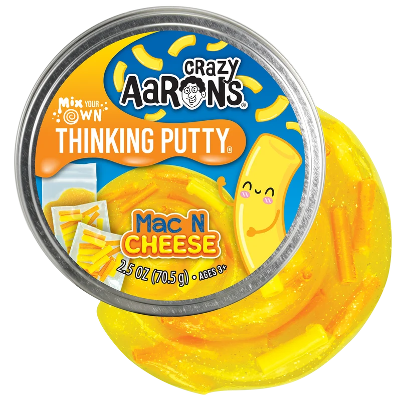 Mac N Cheese Mix Your Own Thinking Putty Crazy Aarons