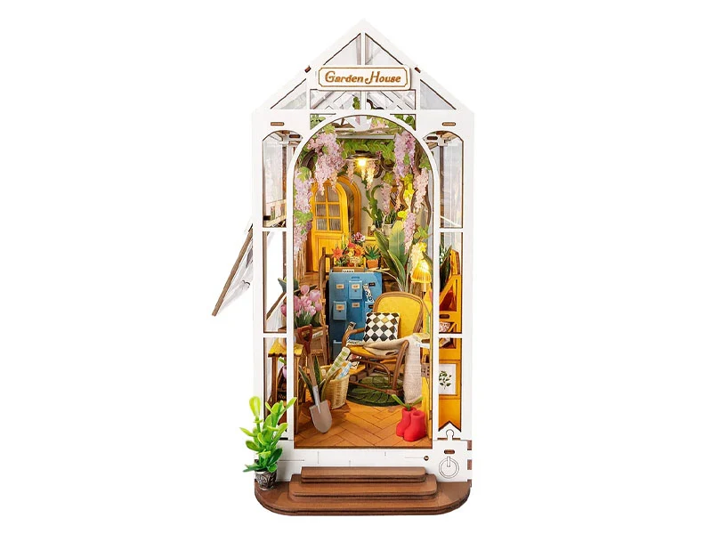 Book - Nook - Pièce miniature - Maison de jardin
