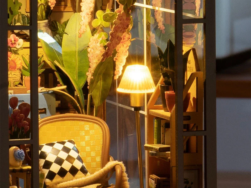 Book - Nook - Pièce miniature - Maison de jardin