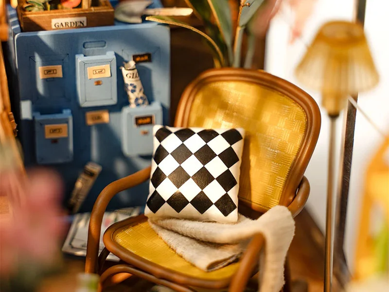 Book - Nook - Pièce miniature - Maison de jardin