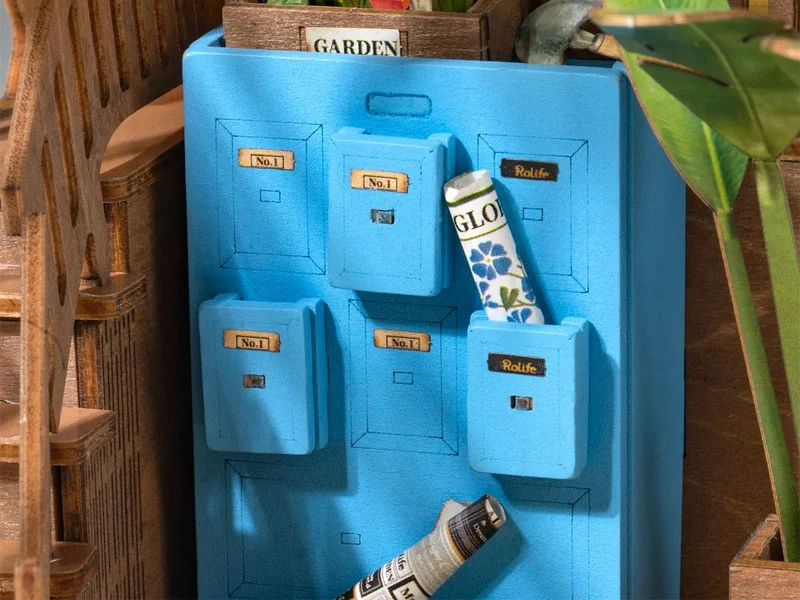 Book - Nook - Pièce miniature - Maison de jardin