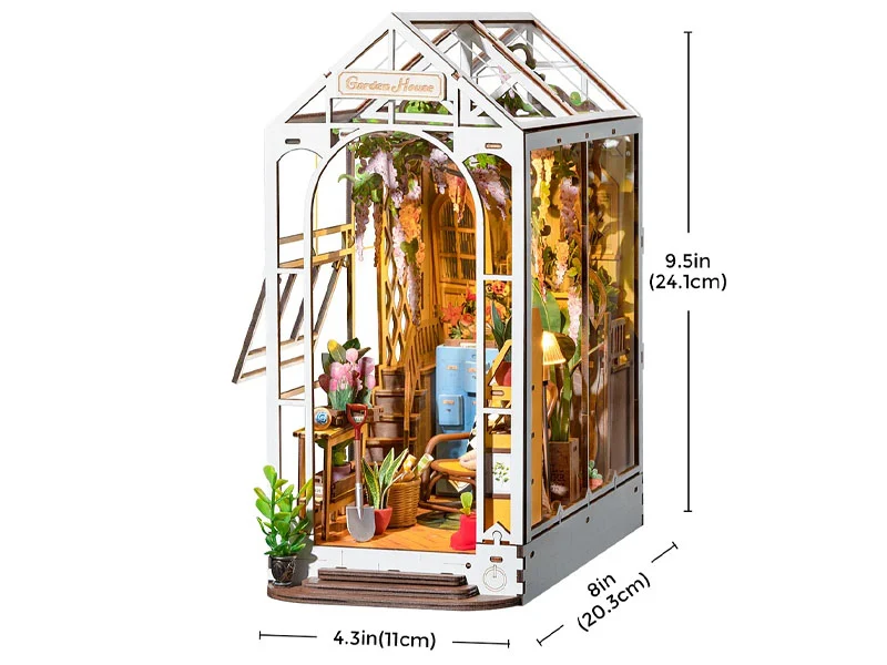 Book - Nook - Pièce miniature - Maison de jardin