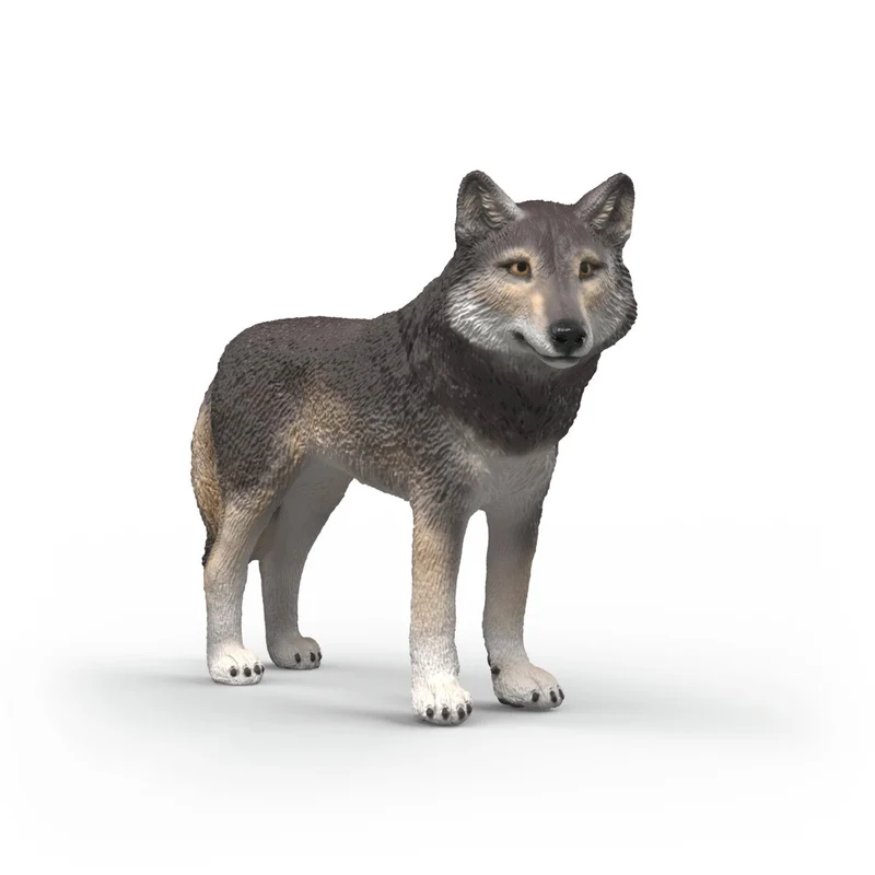 Schleich Wild Life American Wolf Realistic Forest Animal Toy Figurine