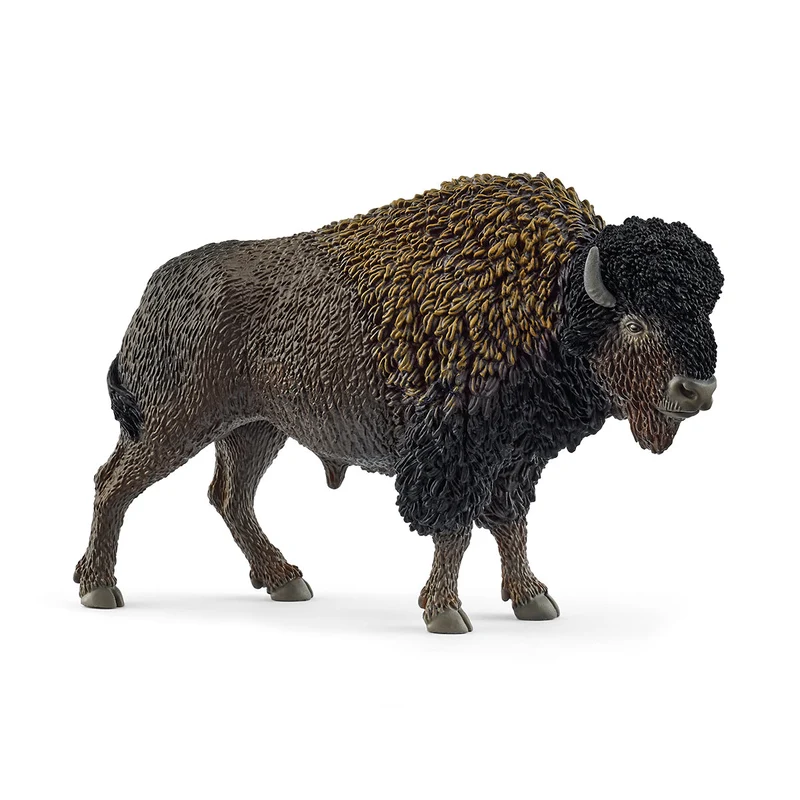 Schleich Wild Life Bison Bull Realistic North American Animal Figurine