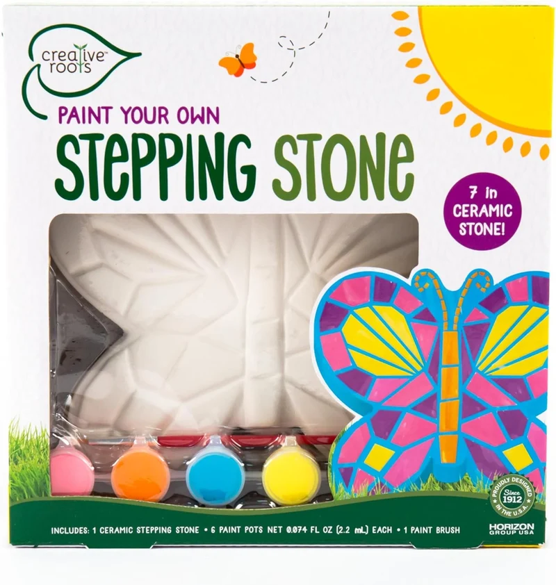 DIY Mosaic Butterfly Stepping Stone Painting Craft Kit