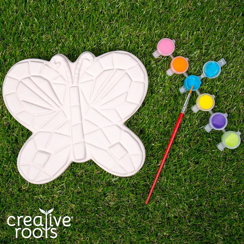 DIY Mosaic Butterfly Stepping Stone Painting Craft Kit