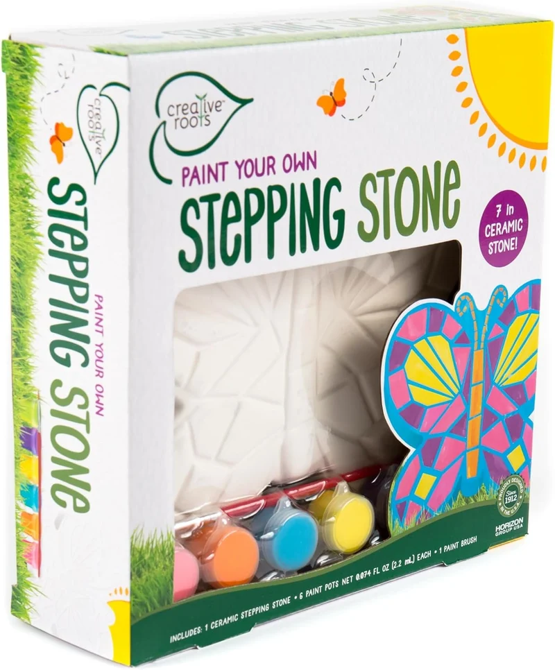 DIY Mosaic Butterfly Stepping Stone Painting Craft Kit