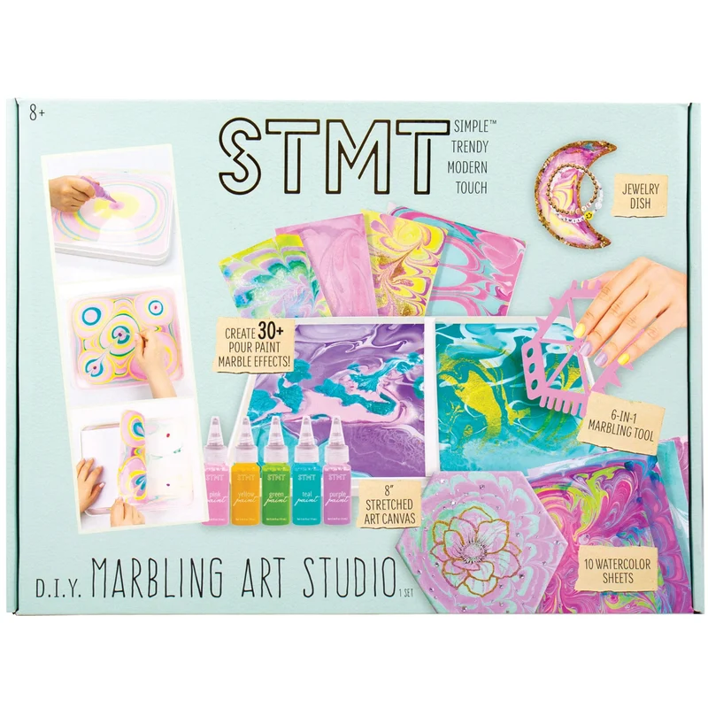 STMT D.I.Y. Marbling Art Studio Kids Creative Craft Kit