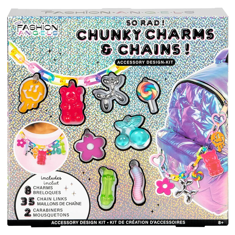 So Rad! Chunky Charm & Chain Jewelry Kit: Craft Trendy Accessories