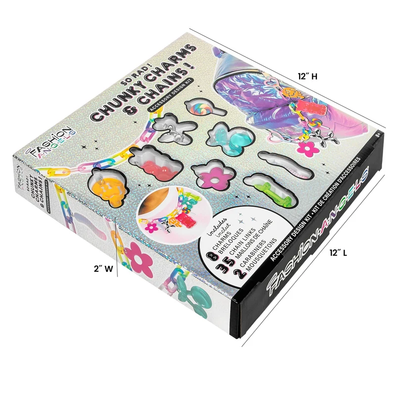 So Rad! Chunky Charm & Chain Jewelry Kit: Craft Trendy Accessories