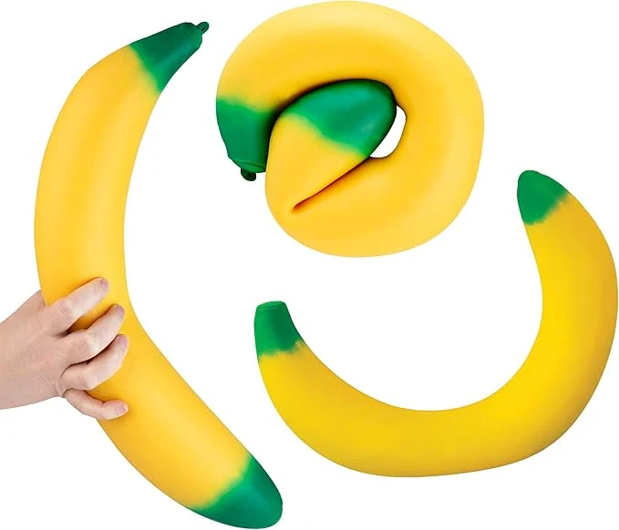 Orb Easy Squeezey Stretchy Banana JUMBO