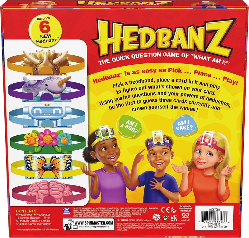 HedBandz the Ultimate Family Picture Guessing Board Game, New Cards