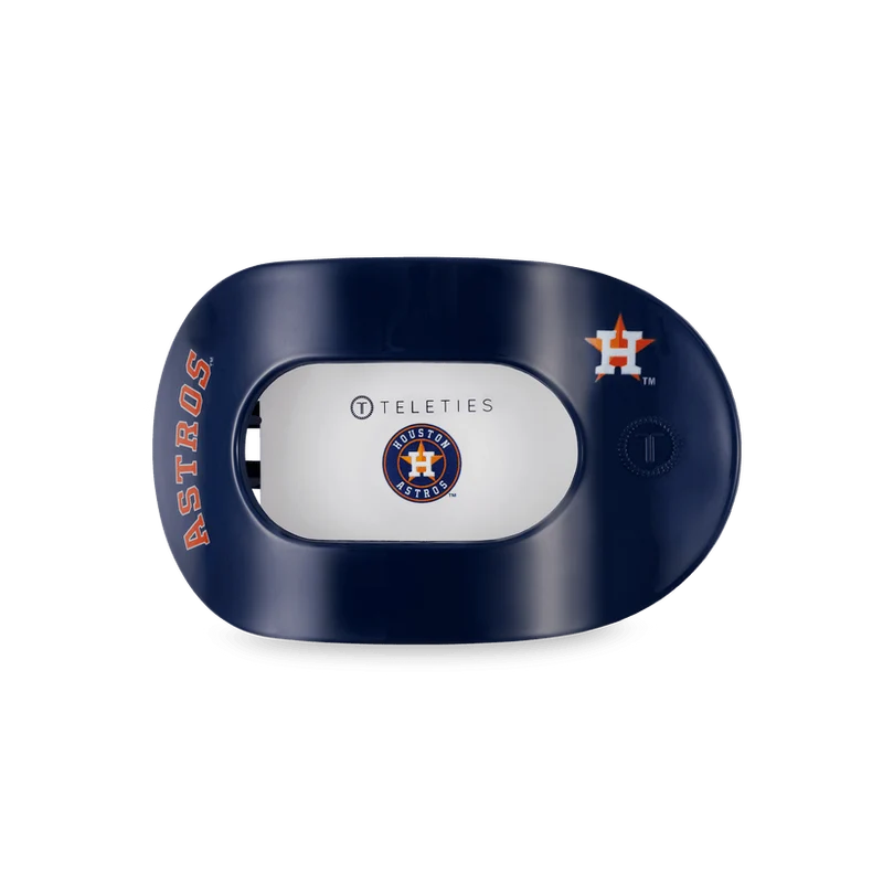 Houston Astros Medium Flat Round Hair Clip