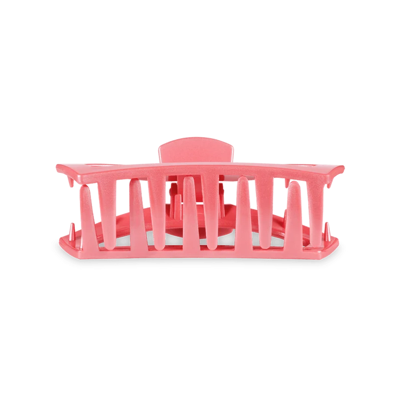 Open Calming Coral Small Hair Clip