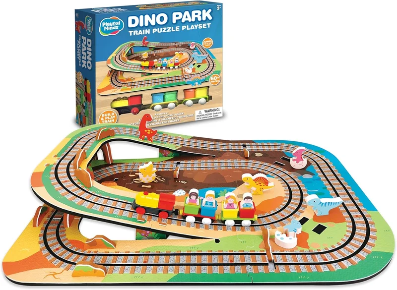 Dino Park Train Puzzle