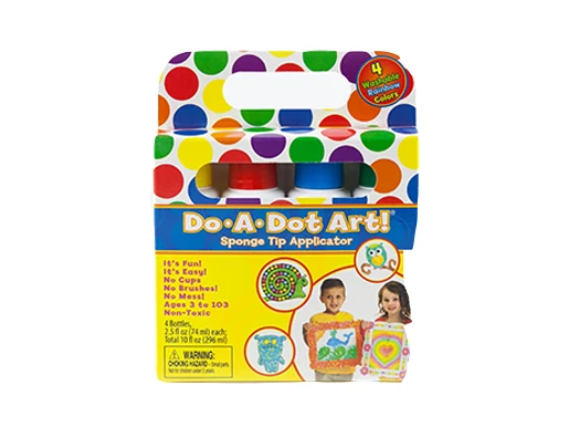 Primary Rainbow Markers 4 pack
