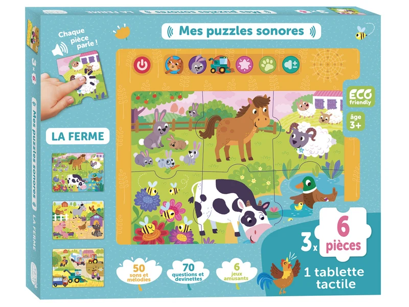 Mes puzzles sonores - La Ferme