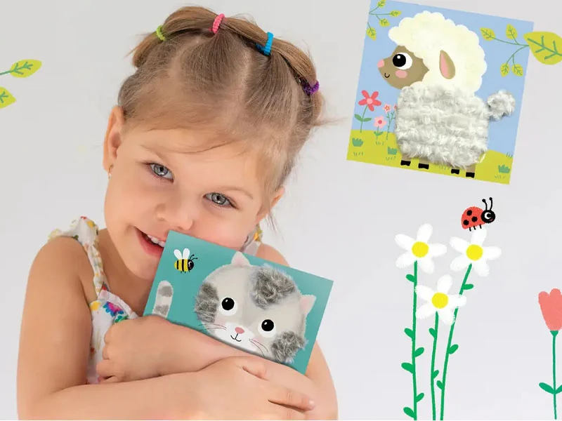 Coffret créatif Laine à lacer "Mes doux compagnons"