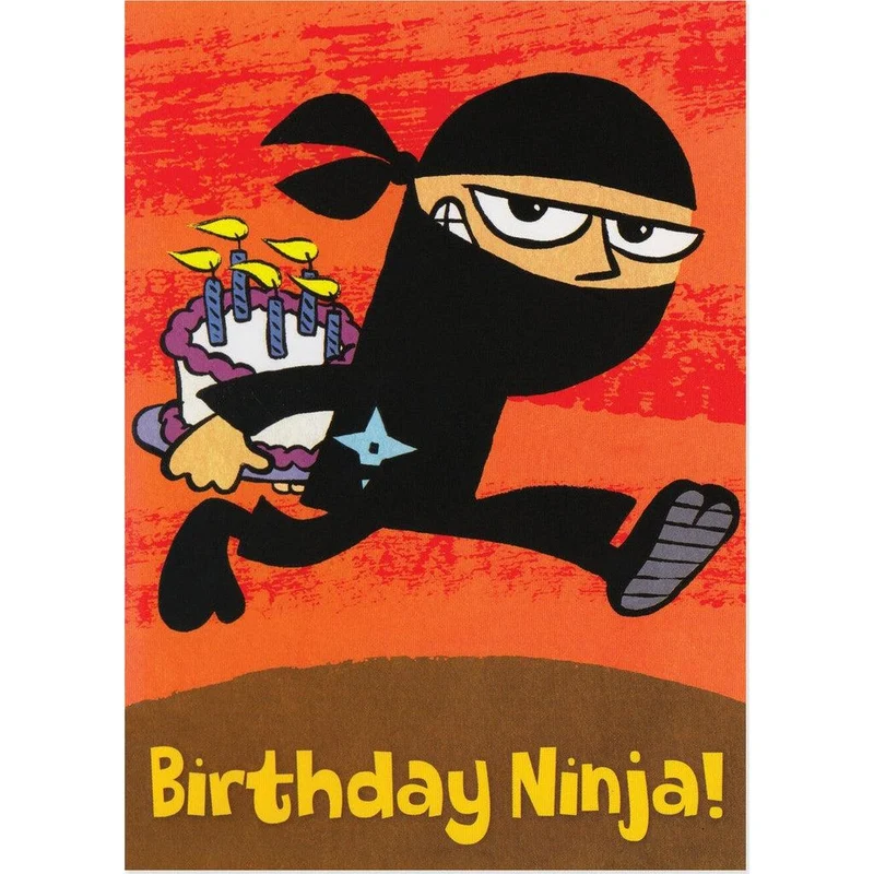 BIRTHDAY CARD: NINJA