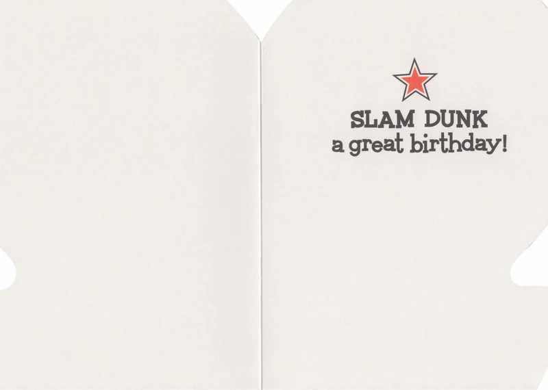 BIRTHDAY: BASKETBALL CARD