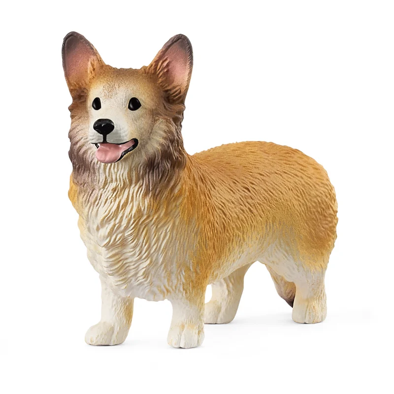 Adorable Schleich Welsh Corgi Dog Figure: Playful Puppy Collectible Toy