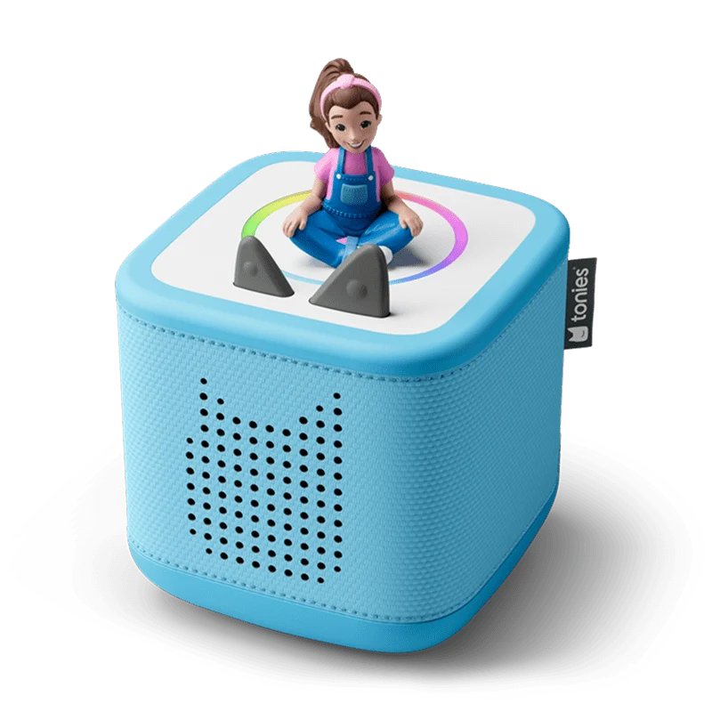 Ms. Rachel Toniebox 2 Sky Blue Starter Set: Screen-Free Interactive Audio Player for Kids