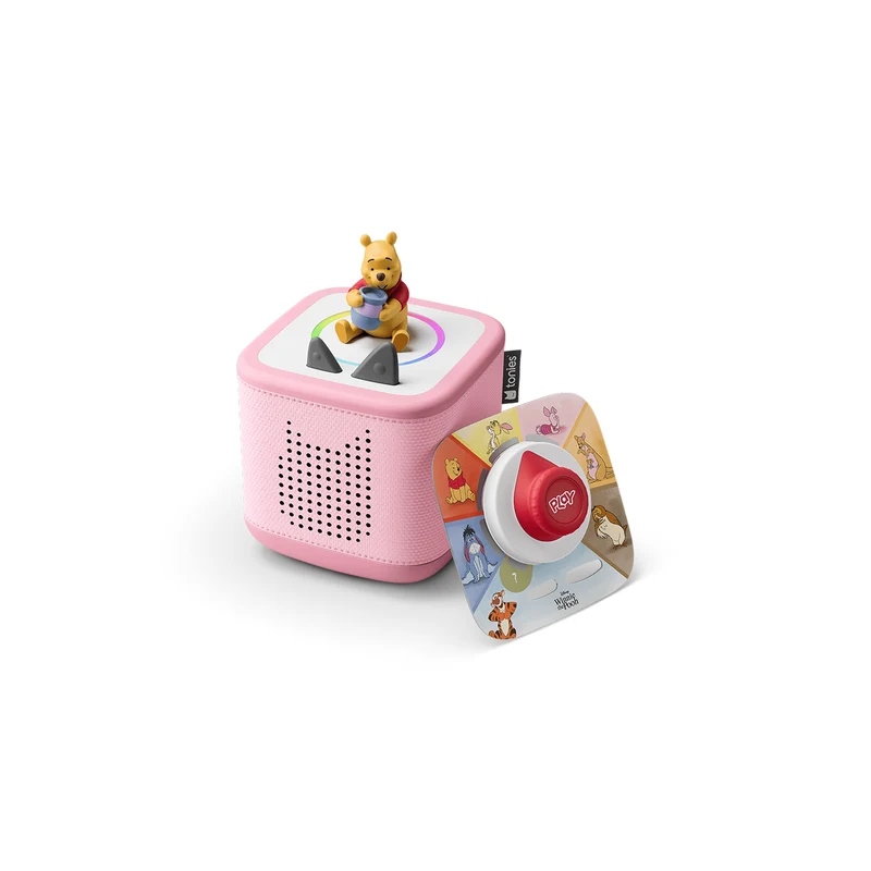 Disney Winnie Pooh Toniebox 2 Cloud Pink Play Set: Interactive Audio Story & Game