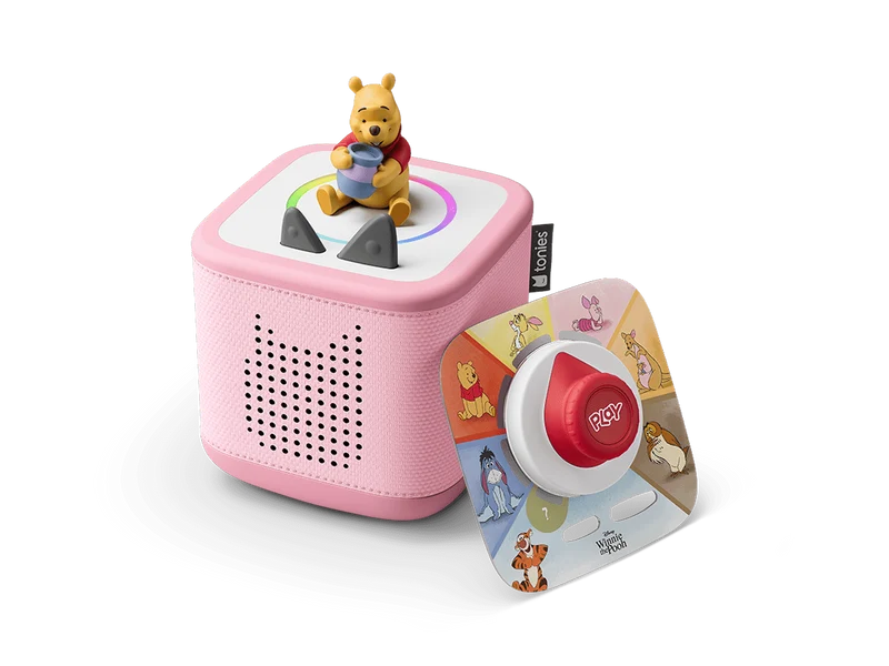 Disney Winnie Pooh Toniebox 2 Cloud Pink Play Set: Interactive Audio Story & Game