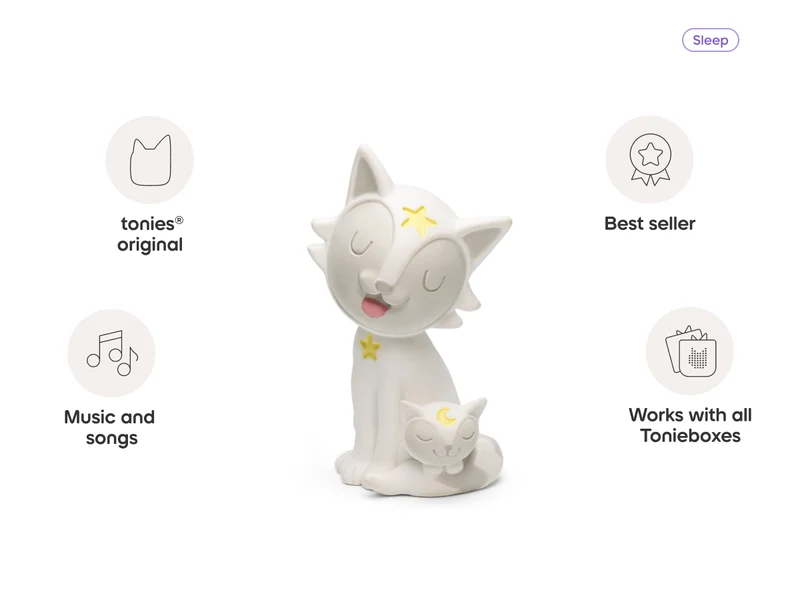 Soothing White Noise Tonie Audio Figurine for Peaceful Nap Times and Sleep