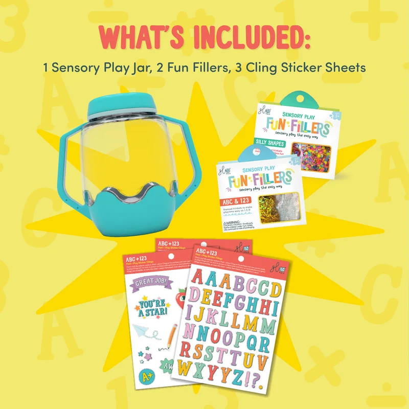 Glo Pals - DIY Sensory Jar Gift Set - ABC