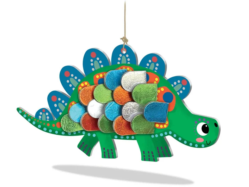 Coffret créatif Animaux Écailles métallisées - Dinosaures