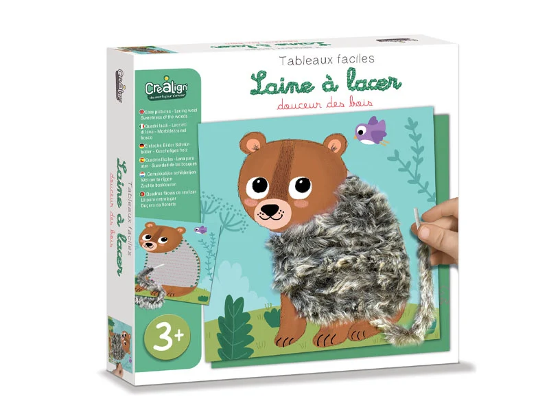 Coffret créatif Laine à lacer "Douceur des Bois"