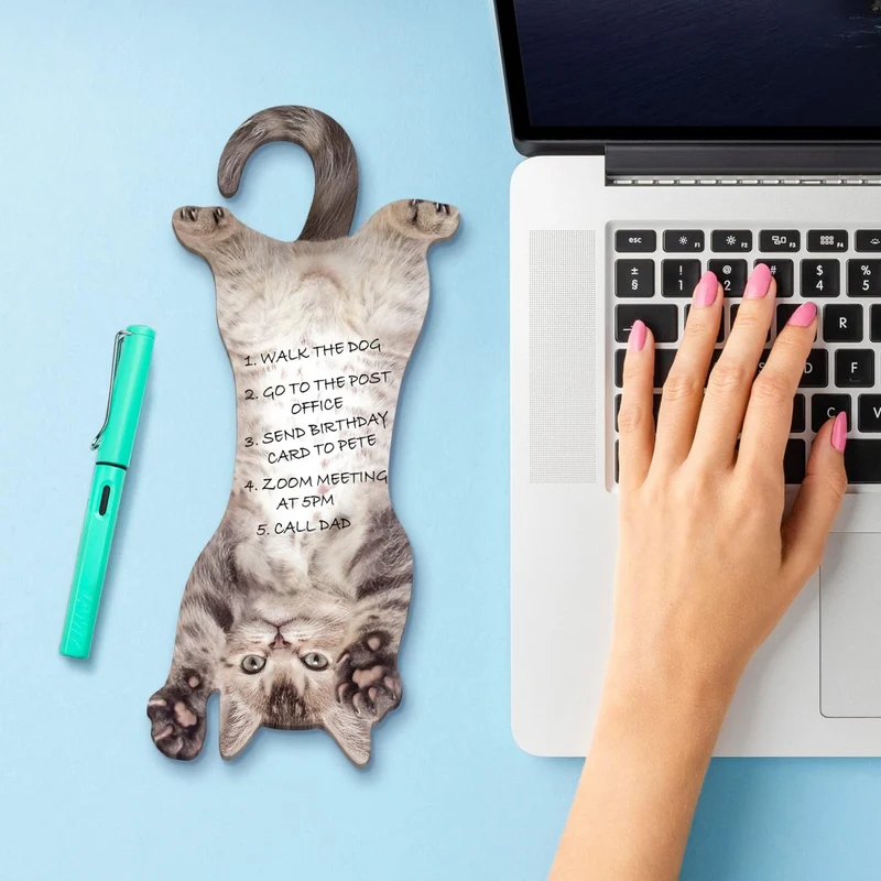 Cat Hanging Notes
