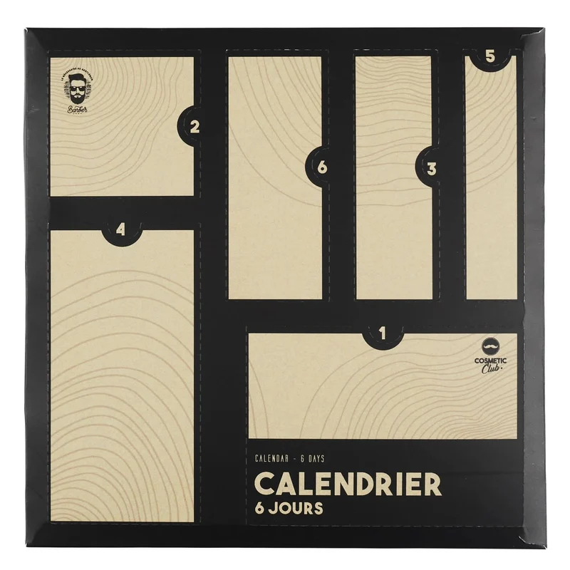 CALENDRIER BEAUTE 6 JOURS HOMME