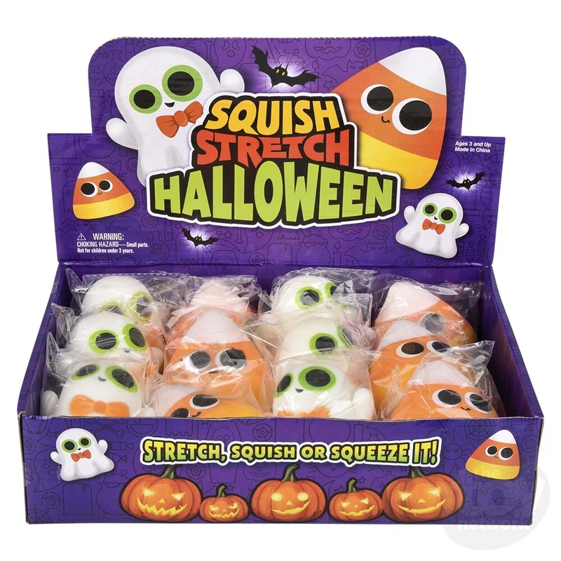 Single 3.5-Inch Halloween Squish and Stretch Fidget