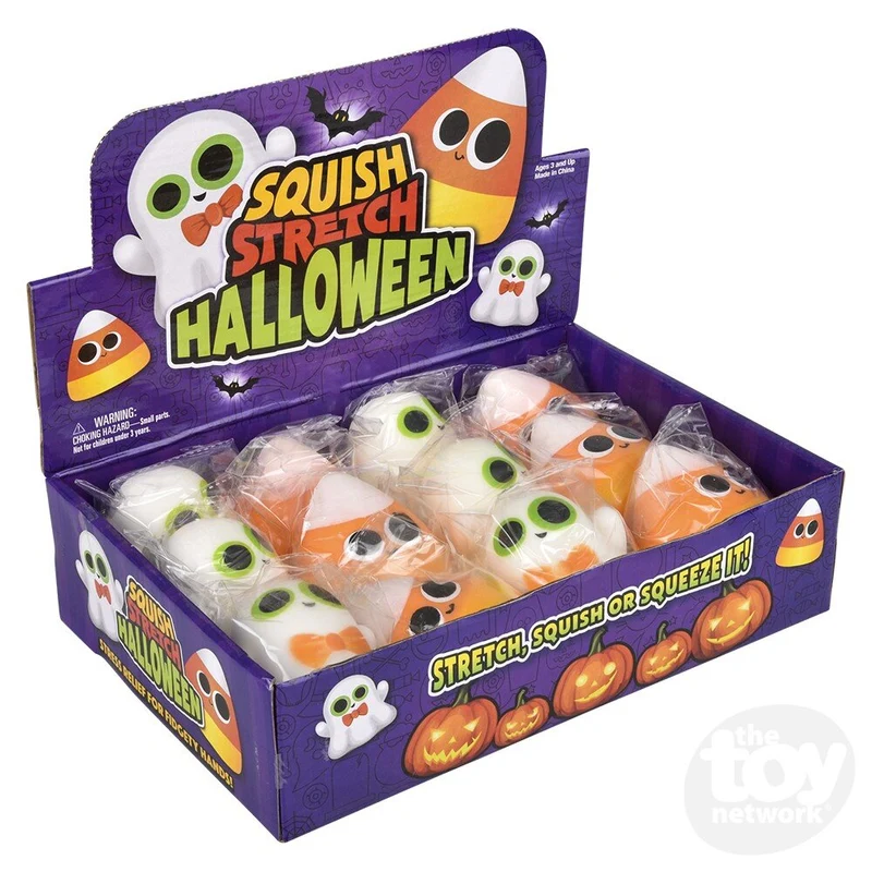 Single 3.5-Inch Halloween Squish and Stretch Fidget