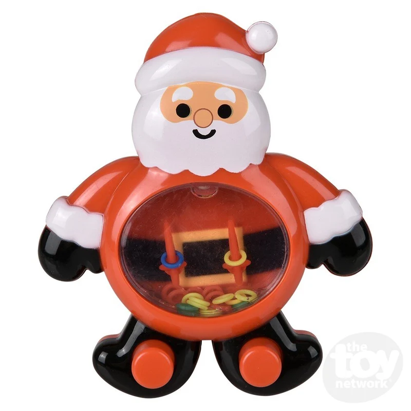 4-Inch Christmas Santa Handheld Water Game Toy