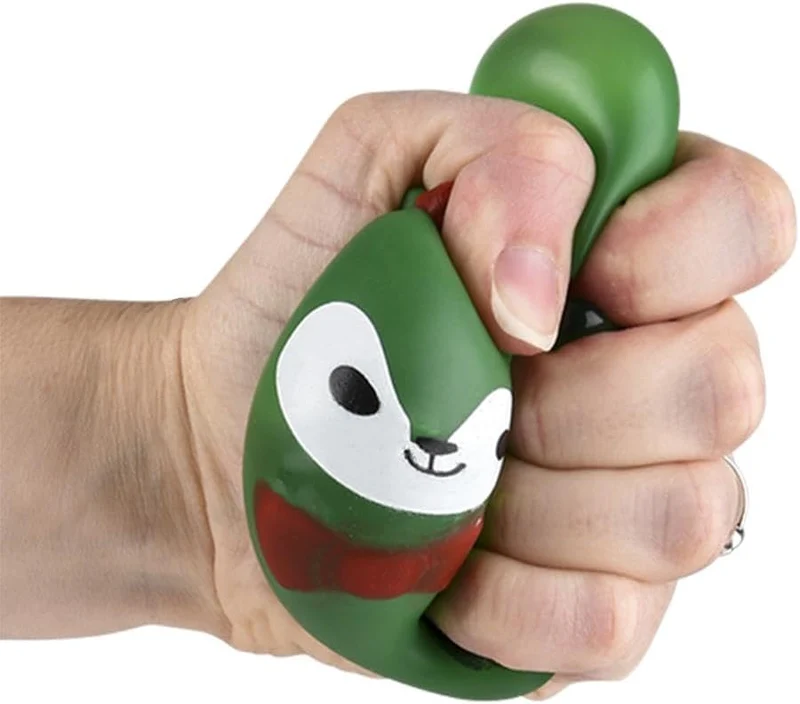 Single Christmas Squeezy Sugar Ball 2.4in Toy