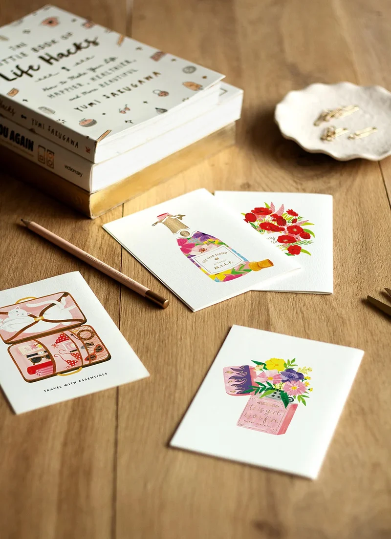 Carte de voeux aquarelle & dorure - Bowtiful christmas tree - ATWS