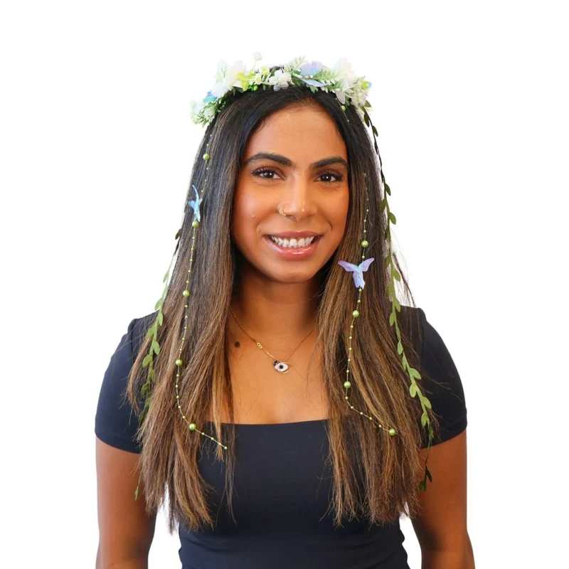 Spring Flower Crown for Adults