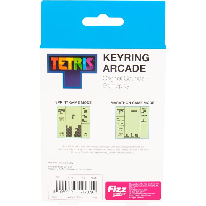 Tetris Keyring Arcade